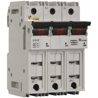 Bussmann by Eaton Miniature Circuit Breakers, 60A, 3 P, DIN Rail Mount, 600 VAC, CUBEFuse Series