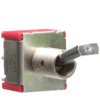 C&K Switch, Toggle, Sealed, DPDT, ON-ON, .450 Flatted Anti Rotation, 5A, 120VAC, 28VDC, Sldr