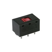 C&K Switch, Slide, Power&Voltage Select, DPDT, ON-ON, .290"Actuator, 10A, 125VAC, QC