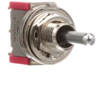 C&K Switch, Toggle, Sealed, SPDT, MOM-OFF-MOM, .420 Antirotation Act, 5A, 120VAC, 28VDC, Sldr