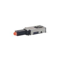 C&K Switch, P/B, SPDT, ON-ON, Black Actuator, Blue LED, 250 mA, 50VDC, Surface Mount R/A