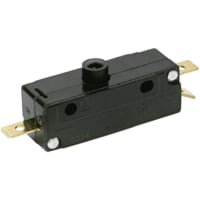 C&K Switch, Snap-Action, DPDT, High Overtravel Plunger, Op Force 850gf, 25A, 125VAC, .250QC