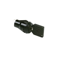 C&K Switch, Keylock, SPDT, ON-ON, 2Keys, Key Pull Pos 1, 4 Tumbler Blk Lock, 4A, 125VAC, Sldr