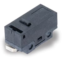 C&K Snap Action Switch, SPST-MOM, Low Force, Plunger, 0.1A, 125VAC/30VDC, Surface Mount