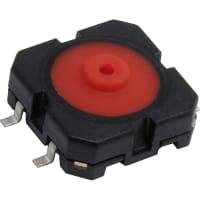 C&K Tactile Switch, SFS Series, SPST-NO, 360 gf, 12 X 12MM, 100mA, 35VDC, SMT