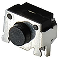 C&K Tactile Switch, PTS845, SPST-NO, Side Actuated, 80 gf, Gray, 50mA, 12VDC, SMT