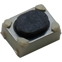 C&K Tactile Switch, SPST-NO, 160gf, 2.5mm Height, 12VDC, 50mA, J Bend SMT, RK Series