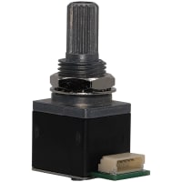 C&K Optical Encoder, 24 Position, W/Pushbutton, Right Angle, 5VDC, 10mA, ENC Series