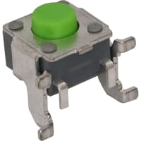 C&K Tactile Switch, Sealed, SPST-NO, Side Actuated, 0.05A @ 12 VDC, PTS645V Series