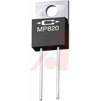 Caddock Resistor, Thick Film, Res 33 Ohms, Pwr-Rtg 50 W, Tol 1%, Radial, TO-220, Heat Sink