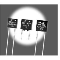 Caddock Resistor, Power Film, 10 Ohms, 0.75 W, +/- 1, Radial Leaded, 400 V (Max.), 400 V