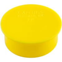 Caplugs Plastic Plug Threaded Connector, Nominal Size 3/4-20 in, Yellow, EP Series