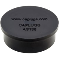 Caplugs Plastic Dust Cap, SAE Aerospace spec's AS85049/138, 85'' ID, AS138 Series