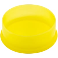 Caplugs Plastic Utility Plug, Fit Threads Size 1/2 in, Yellow, Polyethylene, E Series