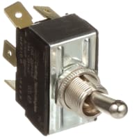 Carling Technologies Switch, Toggle, DPDT, ON-NONE-ON, 0.25 in. QC terminals, G Series