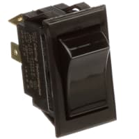 Carling Technologies Rectangular Black DPDT Rocker Switch, On-Off, 20 A @ 277 V ac 21.08mm 36.83mm