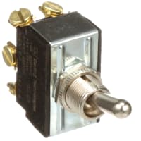 Carling Technologies Switch, 10 A at 250 VAC, 15 A at 125 VAC, 250/125 VAC, DPDT, Screw Lug, 