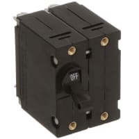 Carling Technologies Circuit Breaker Hydraulic Magnetic 2 Pole DC 50/60Hz 30A Screw ON-OFF Legend