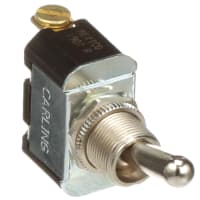 Carling Technologies Toggle Switch, 5/10 A, 125/250 VAC, SPDT, 100MOhms, Screw, F Series