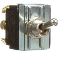 Carling Technologies Switch, Toggle, PCB Mount, 10 A at 250 VAC, 15 A at 125 VAC, 125/250 VAC, 3PDT