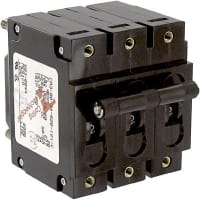 Carling Technologies Circuit Breaker 3 20 A Series Trip (Current) 0.625 Black 6-32 x 0.195 in.