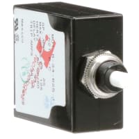 Carling Technologies Circuit Breaker Hydraulic/Magnetic 1 Pole Push to Reset 25 Amps White