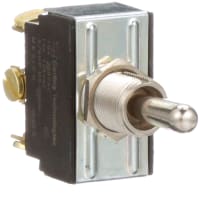 Carling Technologies Switch;Toggle;DPDT;(ON)-OFF-(ON);Round Actuator;Non-Illuminated;15A;125VAC;Screw