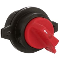 Carling Technologies Switch;Battery Disconnect;1P;Red;White Arrow Legend;100/250A;24VDC;M10 Stud Term