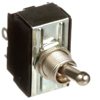 Carling Technologies Switch, Toggle, 10 A at 250 VAC, 15 A at 125 VAC, 125 to 250 VAC, DPST, 85 C