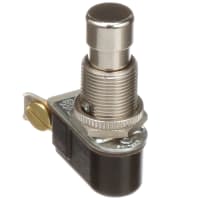 Carling Technologies Switch, Panel Mount, 6 A at 125 VAC, SP, Screw Terminal, 50000 Cycles