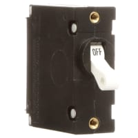 Carling Technologies Circuit Breaker Magnetic/Hydraulic Handle 15A Panel 1 Pole Vol-Rtg 277/80VAC/VDC