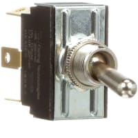 Carling Technologies Switch, Toggle, 250 VAC, 10 A, DPDT Mom., 0.465 in. bat act., G Series