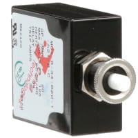 Carling Technologies Circuit Breaker Hydraulic/Magnetic 1 Pole Push to Reset 20 Amps White