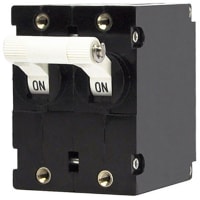 Carling Technologies Circuit Breaker Handle One per Pole 2 30 A Black Push-On 0.250 Tab (Q.C)