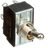 Carling Technologies Switch, 10 A at 250 VAC, 15 A at 125 VAC, 250/125 VAC, DPDT, Solder Lug, 