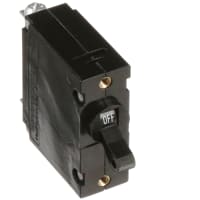 Carling Technologies Circuit Breaker Hyd-Mag Blk Handle 1P Series Trip DC 50/60Hz Med 5A White ON-OFF