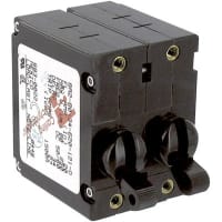 Carling Technologies Circuit Breaker 20 A 277 VAC 2 Series Trip 50/60 Hz 0.11 in. 0.287 in.