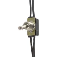 Carling Technologies Switch Toggle 125&frasl 250 VAC DPDT Brass&frasl Nickel 100 Megohms (Min.)