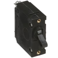 Carling Technologies Circuit Breaker Hydraulic Magnetic 1 Pole DC 50/60Hz 30A Screw ON-OFF Legend