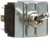 Carling Technologies Switch, Toggle, 17 A, 125 VAC, 4PDT, 65.6 C, 1000 V, -17.8 C