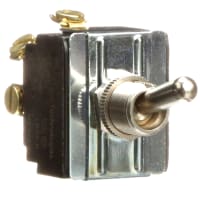 Carling Technologies Switch;Toggle;3PST;ON-NONE-OFF;Non-Illum;Bat Actuator;Unsealed;17A;Screw Term