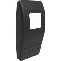 Carling Technologies Accessory;Rocker Cap;Black With Wht Square;Illuminative;Convex;Contura II Series