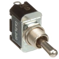 Carling Technologies Toggle Switch, 5/10 A, 125/250 VAC, SPDT, 100MOhms, Solder Lug, F Series