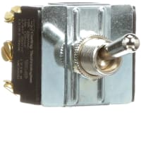 Carling Technologies Switch, Toggle, 17 A, 125 VAC, 4PDT, 65.6 C, 1000 V, -17.8 C