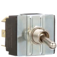 Carling Technologies Switch, Toggle, 17 A, 125 VAC, 4PDT, 65.6 C, 1000 V, -17.8 C, I Series