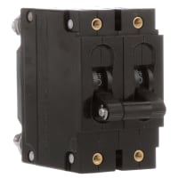 Carling Technologies Circuit Breaker Hyd/Mag Handle 2P SeriesTrip 50/60Hz Long 60A Stud Dual Legend