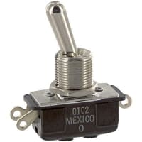 Carling Technologies Switch, SPDT, Solder, 1000 V (Live to Dead Metal Parts & Opposite Polarity)