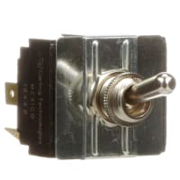 Carling Technologies Switch;Toggle;4P;Make-Before-Break;Std Round Actuator;Non-Illum;15A;125VAC;QC