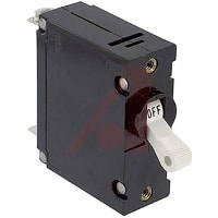 Carling Technologies Circuit Breaker Hydr/Mag 1-P Handle DC Med. Delay 50A 125/250VAC/80VDC