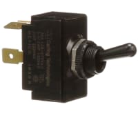 Carling Technologies Switch;Toggle;DPST;ON-NONE-OFF;Nylon Toggle Act;Non-Illum;20A;125VAC;QC Term